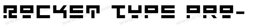 Rocket Type Pro字体转换
